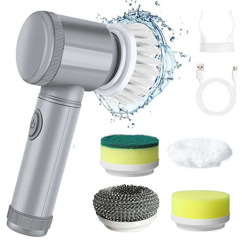 Xiaomi MIJIA 6-in-1 Electric Scrubber Cleaning Brush Home Appliance Wireless Electric Floor Scrubber Replaceable Brush Head Home