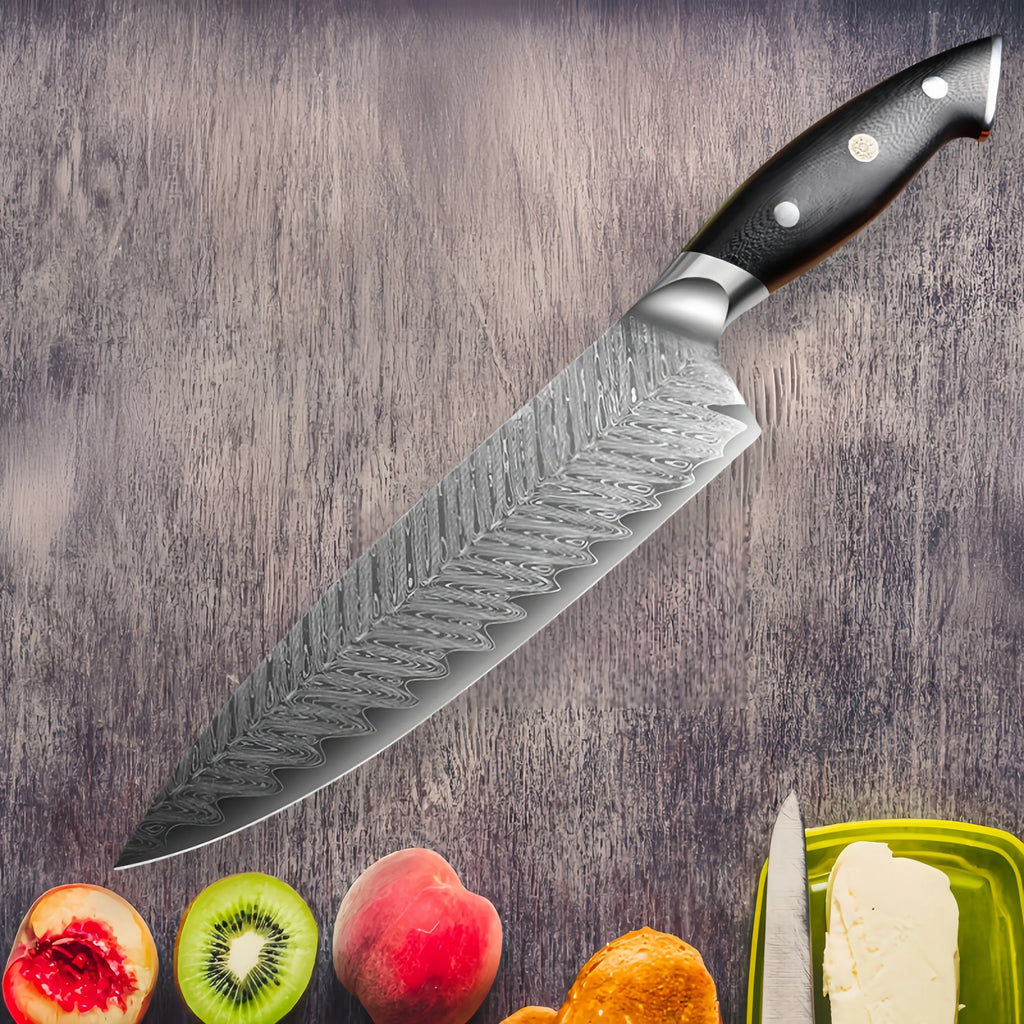 Damascus Chef Knife AUS-10 Steel 67-layer Vg10 Sharp Slicing Meat Knife Home Cooking Tools Fish Meat Cutting Cleaver Tool