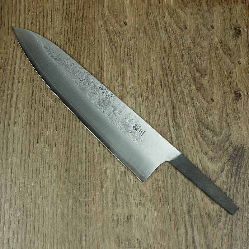Stainless Silver Steel No. 3 Blade Without Handle Sharp Chef Nakiri Cleaver Meat Slicing Vegetable Gyutou Japanese Kitchen Knife