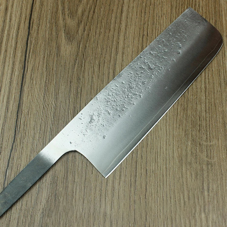 Stainless Silver Steel No. 3 Blade Without Handle Sharp Chef Nakiri Cleaver Meat Slicing Vegetable Gyutou Japanese Kitchen Knife