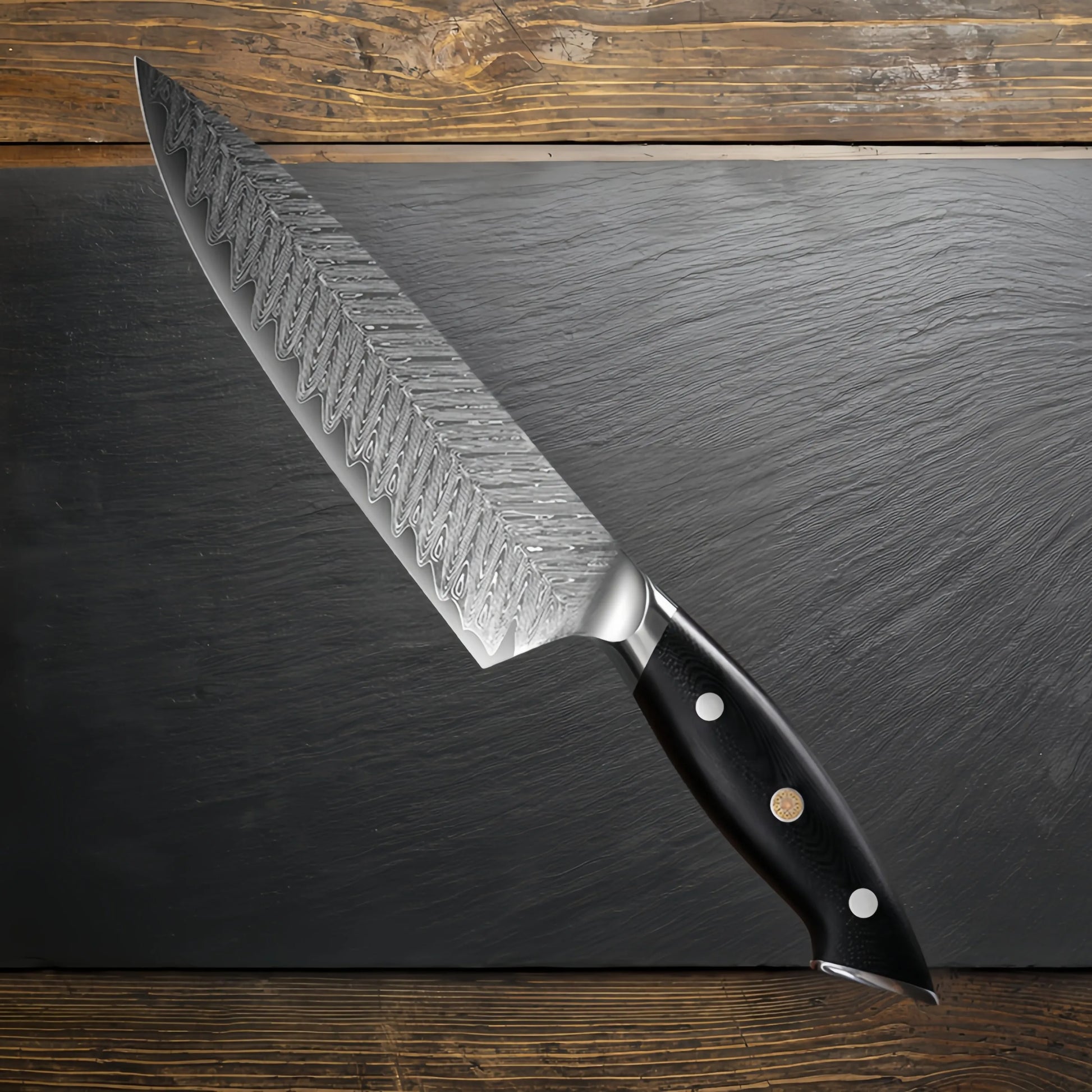 Damascus Chef Knife AUS-10 Steel 67-layer Vg10 Sharp Slicing Meat Knife Home Cooking Tools Fish Meat Cutting Cleaver Tool