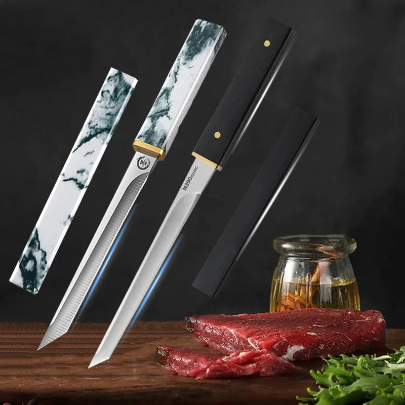 Barbecue Utility Knife Slicing Fish Fruit Steak Knife Plastic Handle Kitchen Knives Sharp Boning Butcher Chef Knife Cleaver Meat