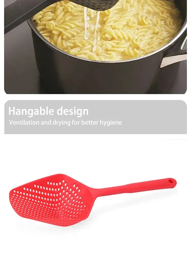 Strainer Spoon Large Funnel Fried Food Strainer Vegetable Food Water Filter Portable Home Kitchen Cooking Tools
