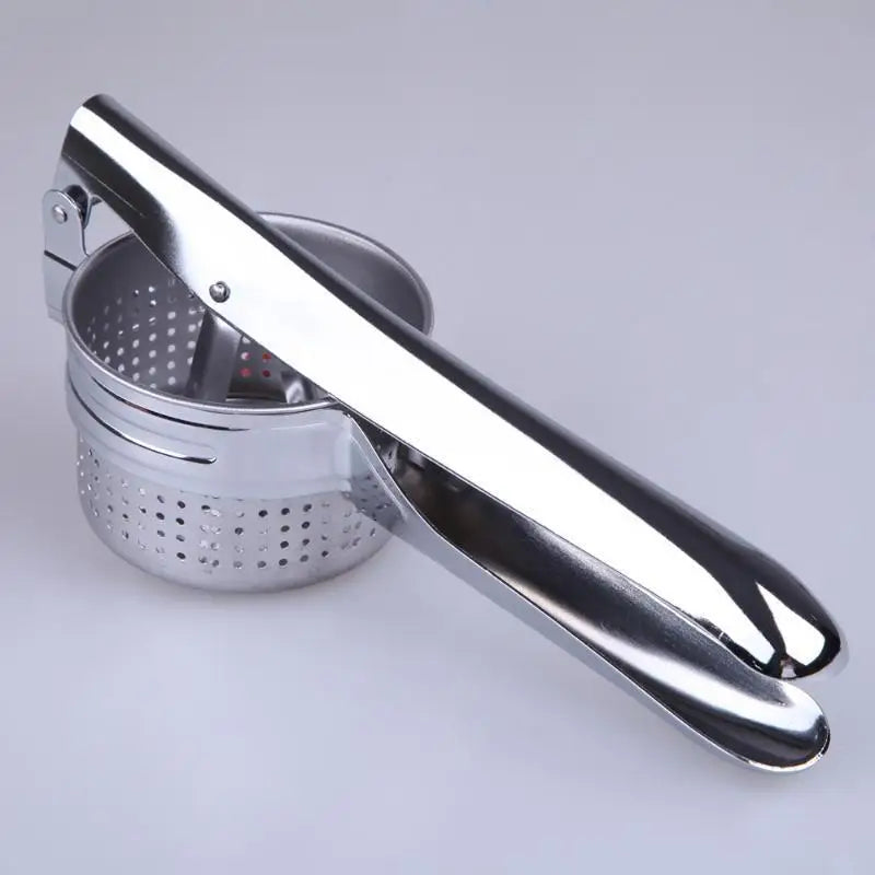 1 Pcs Potato Press Three-in-one Stainless Steel Juicer Can Be Changed. Manual Pressure Mashed Fruit and Vegetable Squeezer