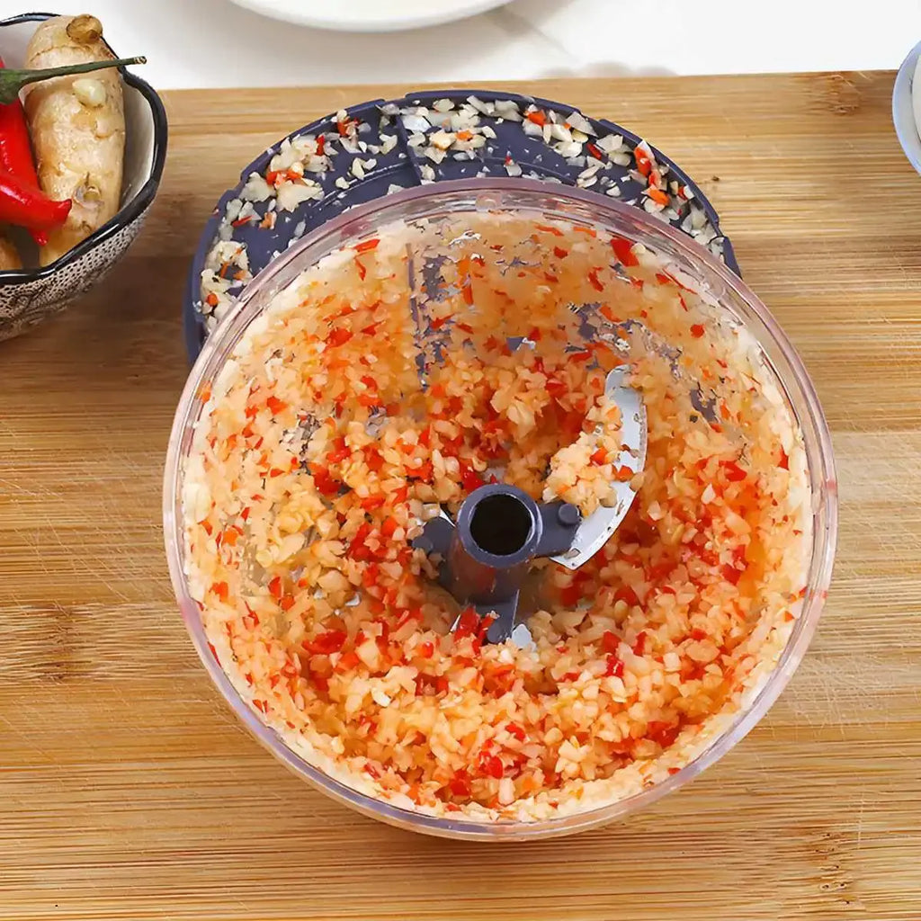 600/1000ml Manual Food Chopper Hand Pull String Vegetable Cutter Onions Garlic Chopper Fruits Herbs Nuts Kitchen Food Processor