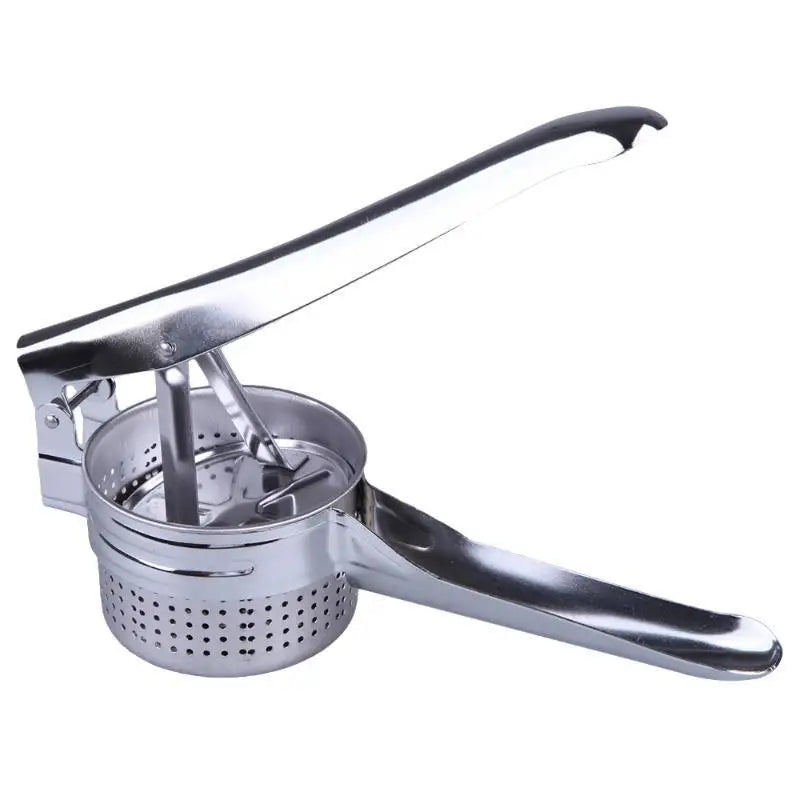 1 Pcs Potato Press Three-in-one Stainless Steel Juicer Can Be Changed. Manual Pressure Mashed Fruit and Vegetable Squeezer