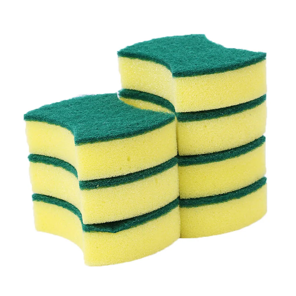 20-200pcs Dishwashing Sponge Kitchen Nano Emery Magic Clean Rub Pot Rust Focal Stains Sponge Removing Kit Cleaning Brush Sponges
