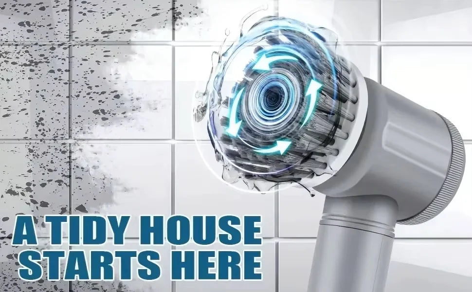 Xiaomi MIJIA 6-in-1 Electric Scrubber Cleaning Brush Home Appliance Wireless Electric Floor Scrubber Replaceable Brush Head Home