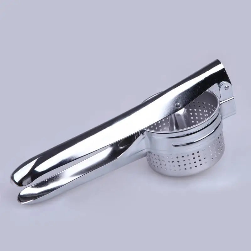 1 Pcs Potato Press Three-in-one Stainless Steel Juicer Can Be Changed. Manual Pressure Mashed Fruit and Vegetable Squeezer