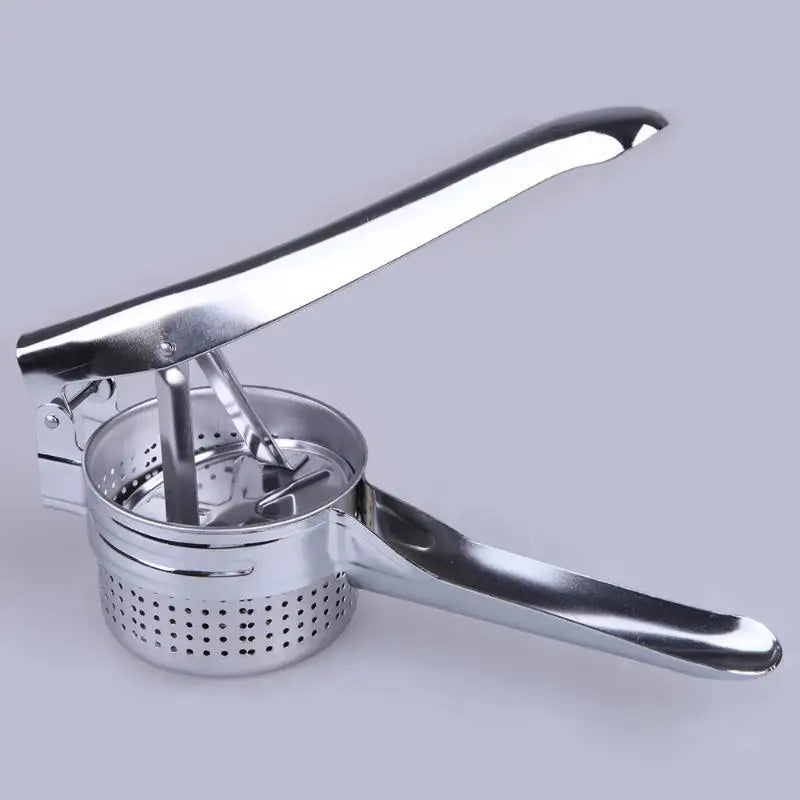1 Pcs Potato Press Three-in-one Stainless Steel Juicer Can Be Changed. Manual Pressure Mashed Fruit and Vegetable Squeezer