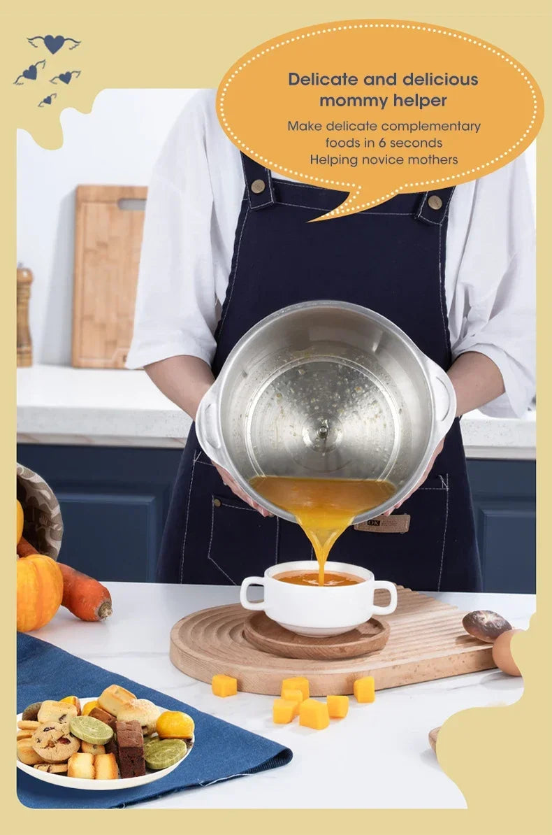 New large-capacity 5L stainless steel automatic meat grinder home blender multi-function cooking machine multi-speed adjustment