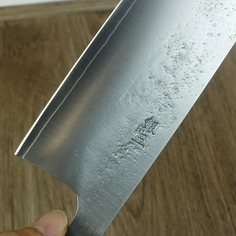 Stainless Silver Steel No. 3 Blade Without Handle Sharp Chef Nakiri Cleaver Meat Slicing Vegetable Gyutou Japanese Kitchen Knife