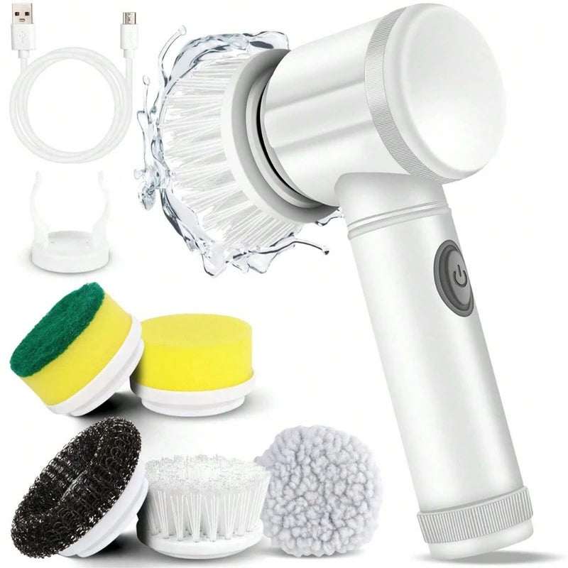 Xiaomi MIJIA 6-in-1 Electric Scrubber Cleaning Brush Home Appliance Wireless Electric Floor Scrubber Replaceable Brush Head Home