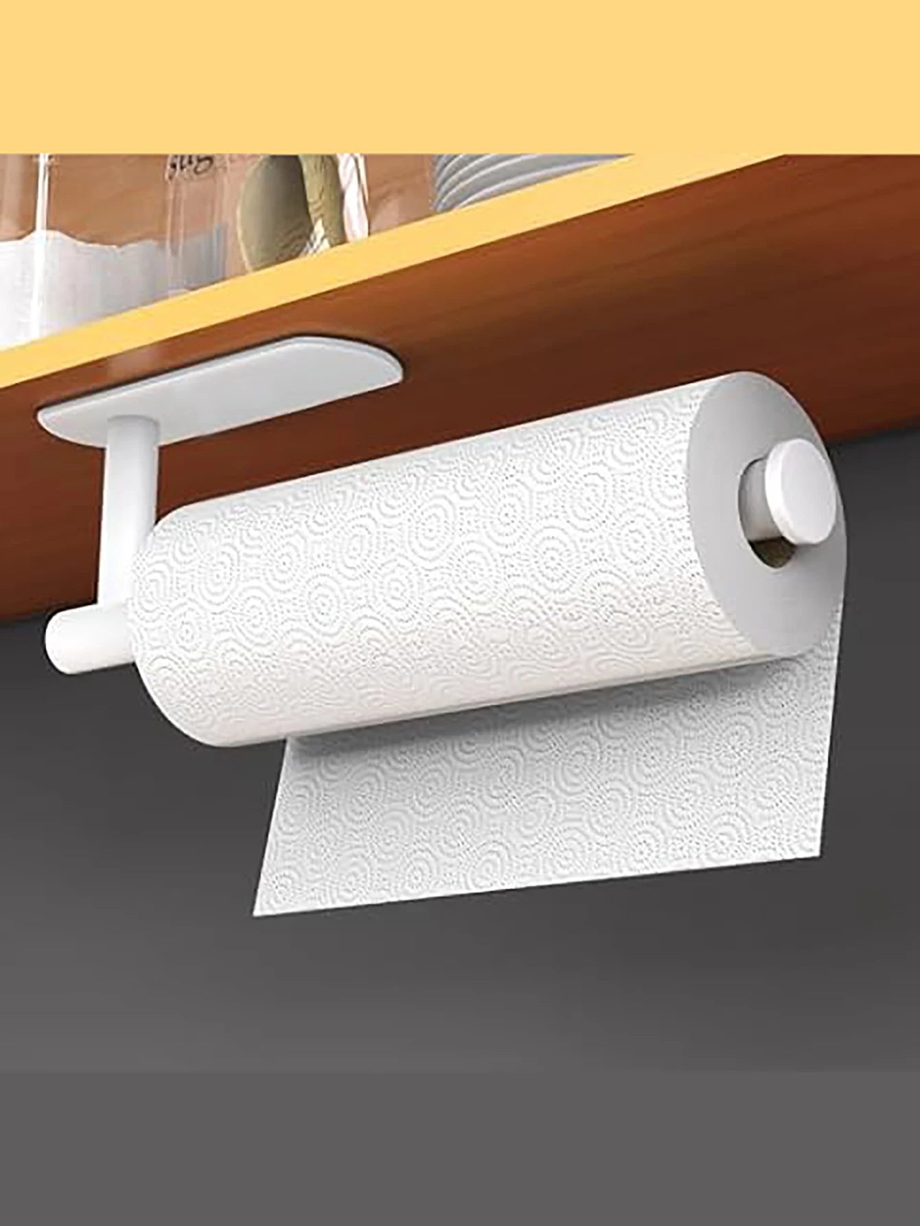 Kitchen Paper Towel Holder Adhesive Tissue Hanger Toilet Roll Paper Dispenser Cabinet Storage Napkin Rack Bathroom Accessories