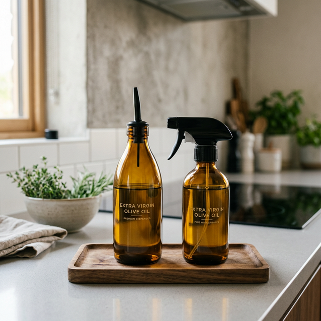 MightyMist Amber Glass Oil Sprayer